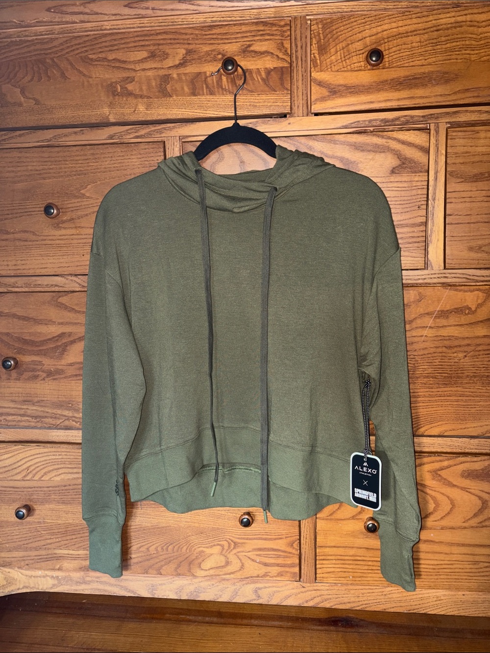 Olive and Gray Knit Hoodies with Drawstring - Bundle “Springfield Armory”